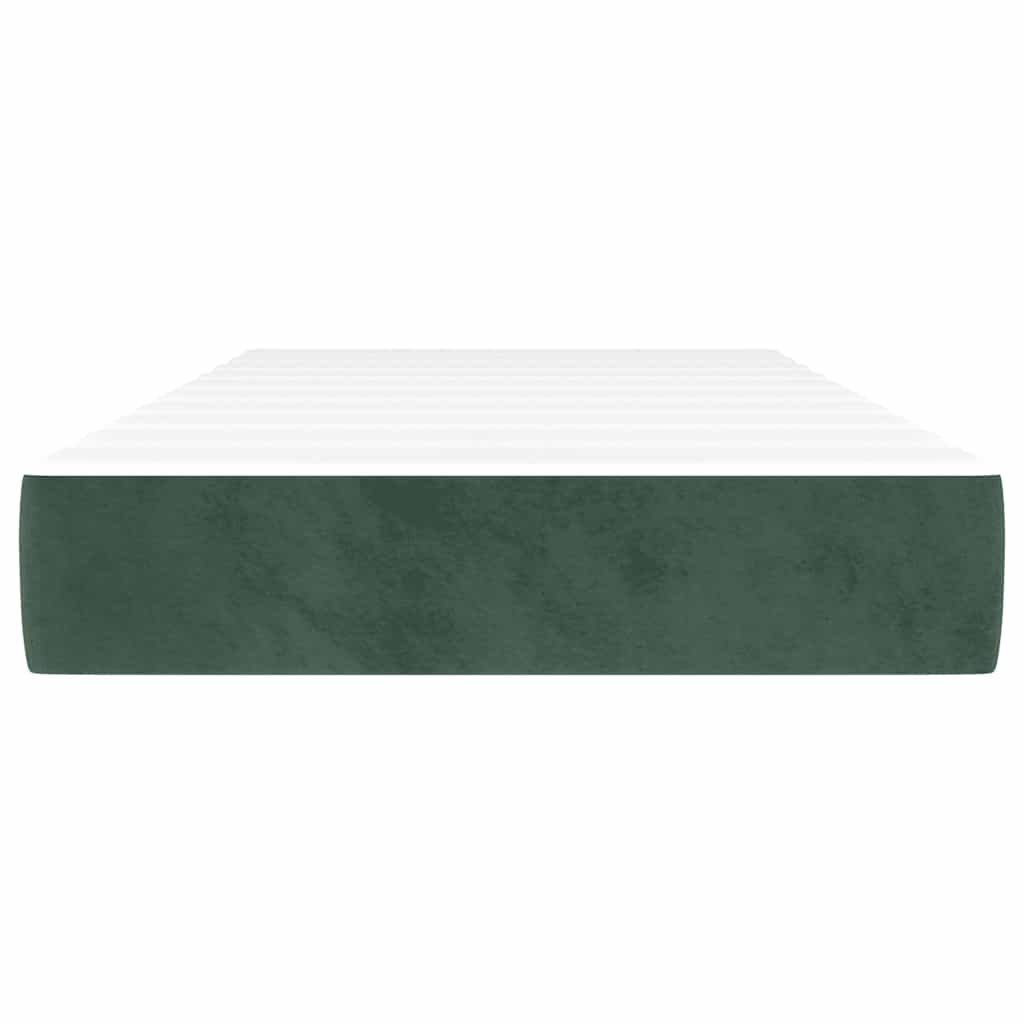 Matelas de lit à ressorts ensachés fermeté moyenne 80x210x20 cm velours - XIOS