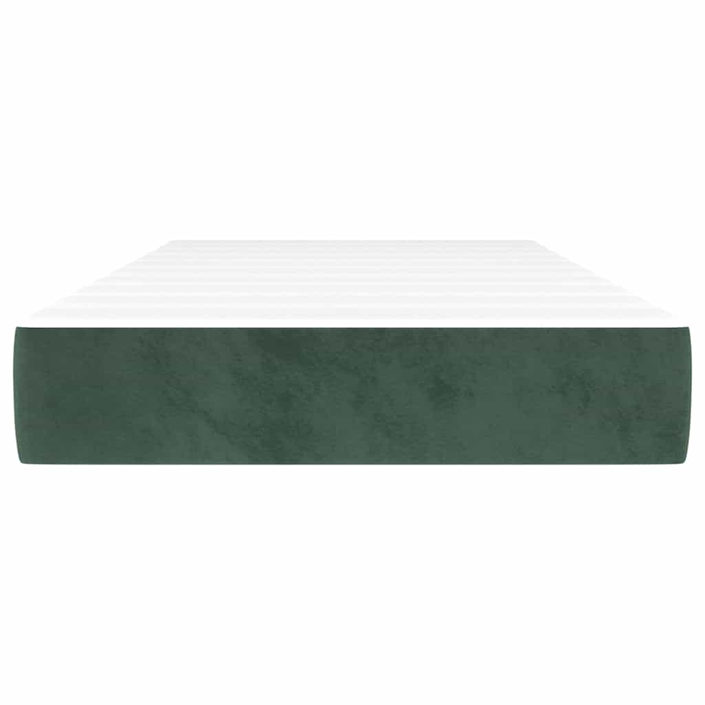 Matelas de lit à ressorts ensachés fermeté moyenne 90x210x20 cm velours - XIOS