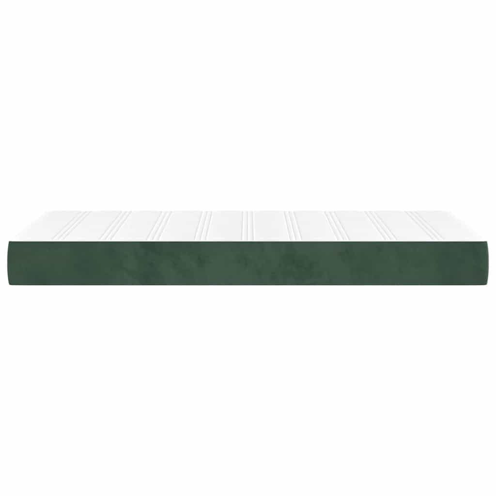 Matelas de lit à ressorts ensachés fermeté moyenne 90x210x20 cm velours - XIOS