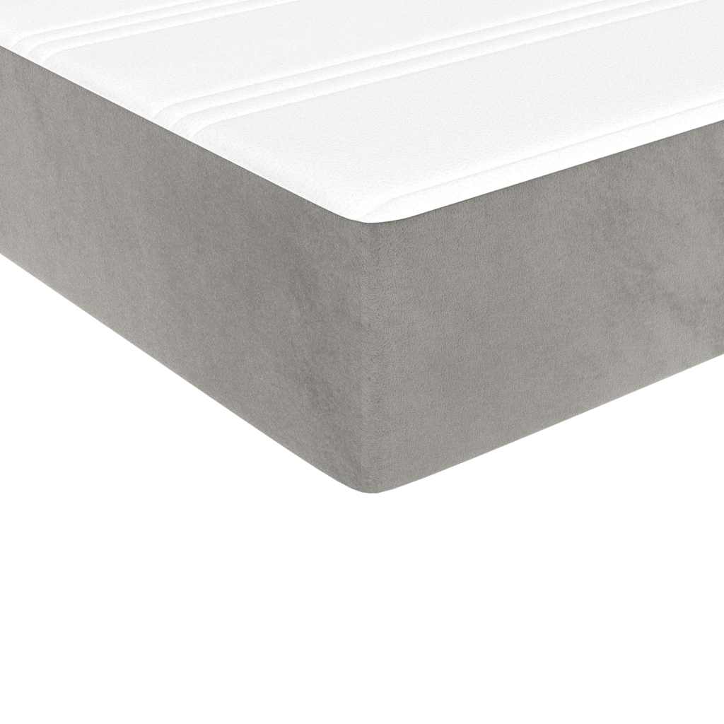 Matelas de lit à ressorts ensachés 120x210x20 cm velours - XIOS