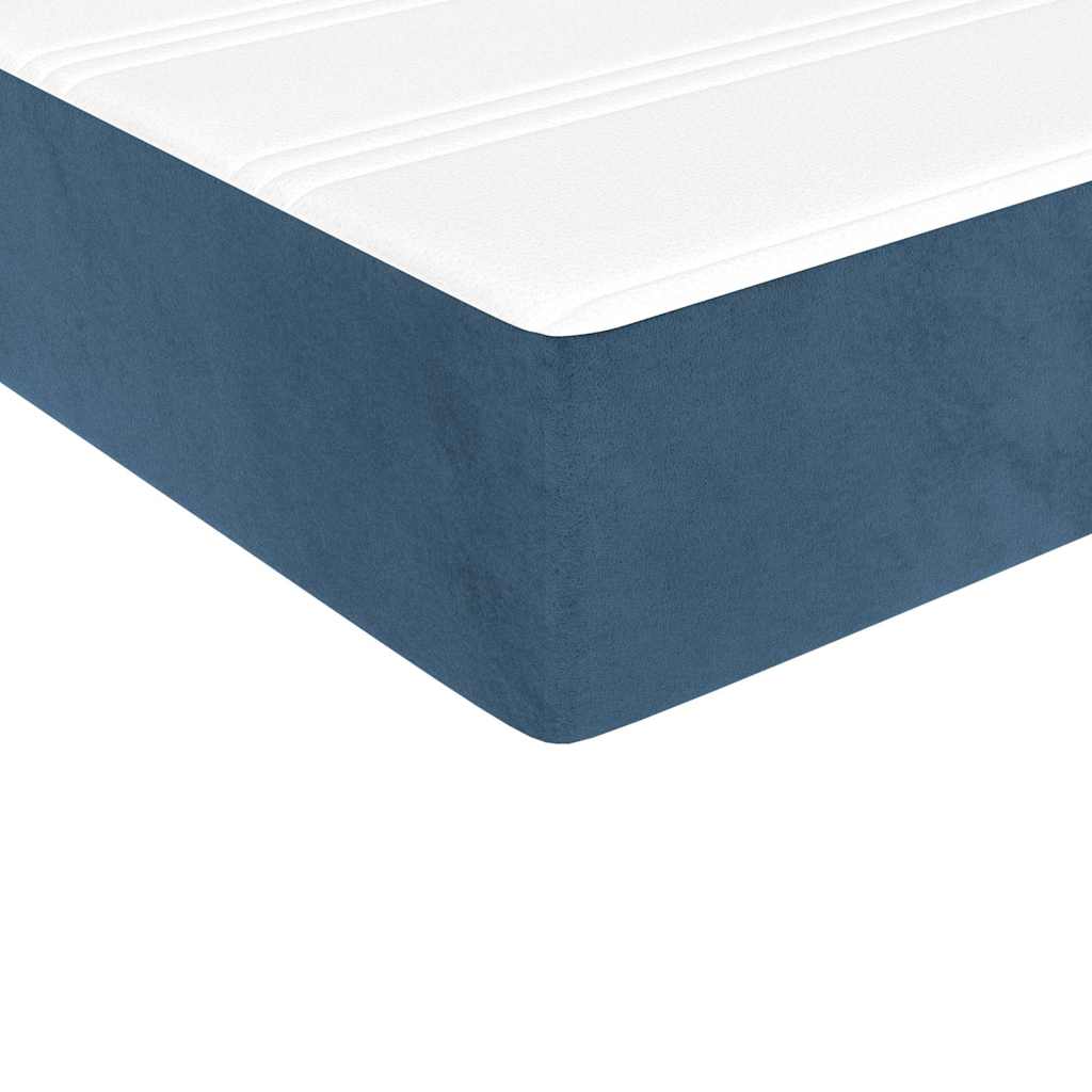 Matelas de lit à ressorts ensachés 80x220x20 cm velours - XIOS