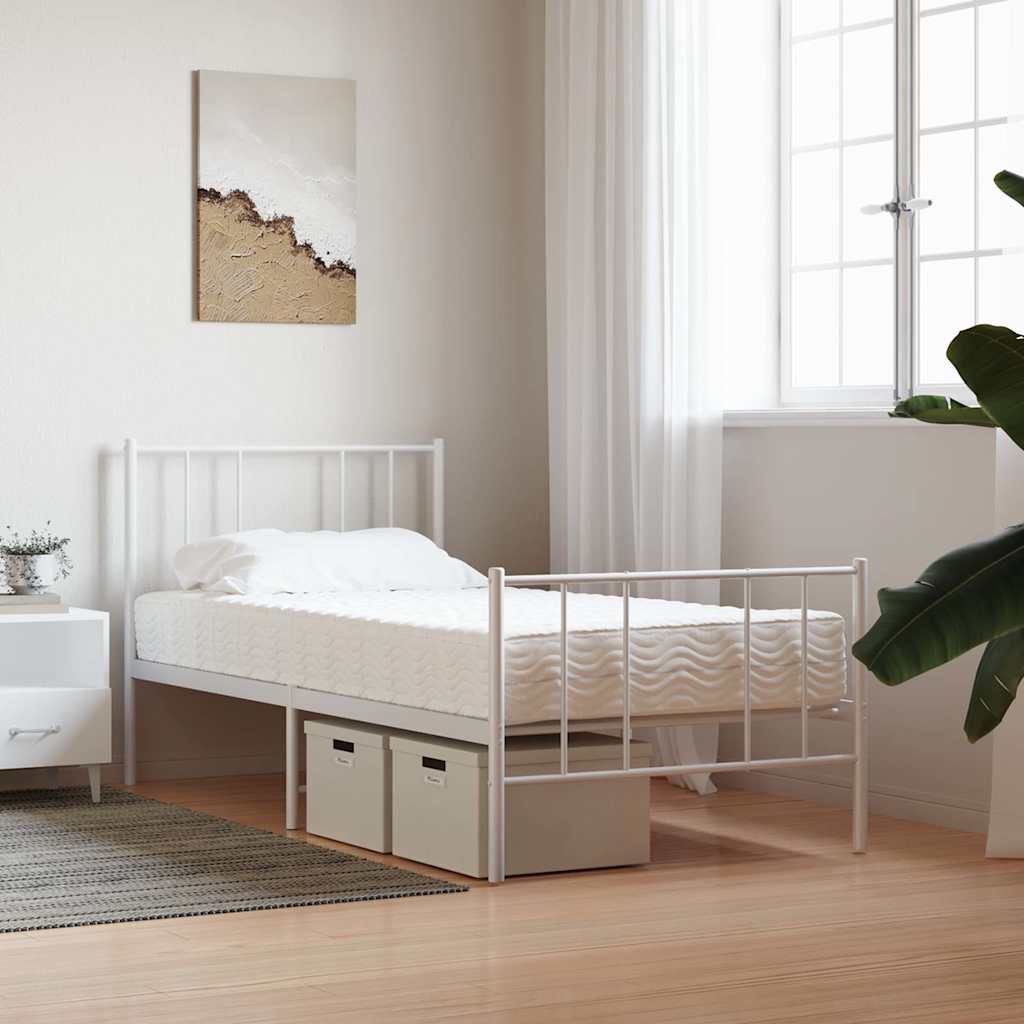 Matelas en mousse blanc 80x210 cm dureté H2 H3 - XIOS