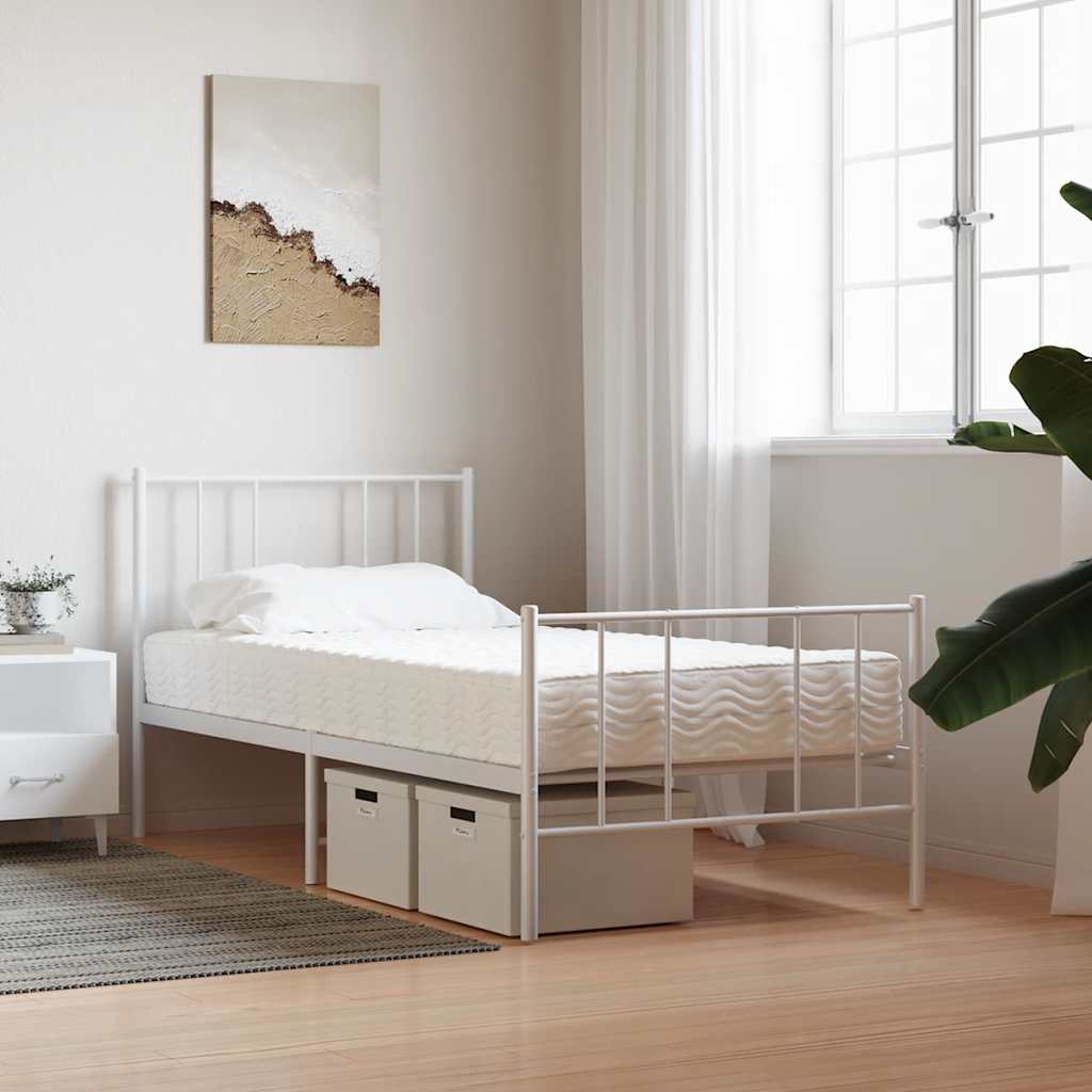 Matelas en mousse blanc 100x210 cm dureté H2 H3 - XIOS