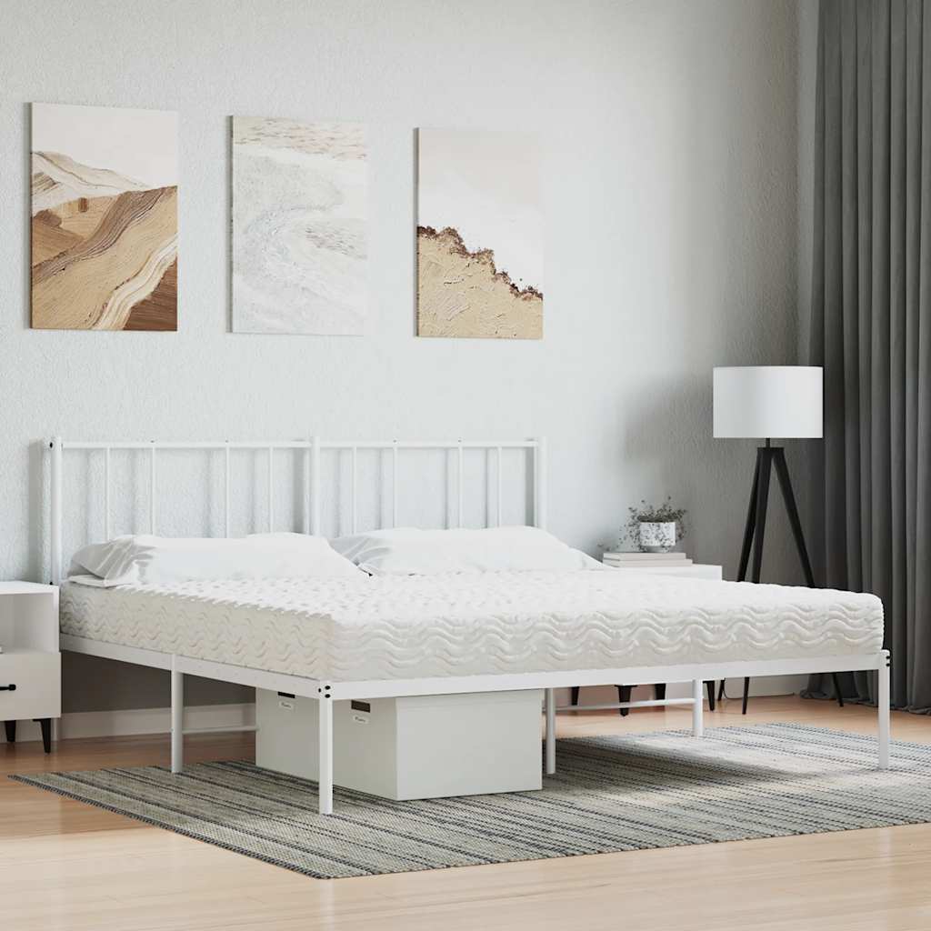 Matelas en mousse blanc 160x210 cm dureté H2 H3 - XIOS