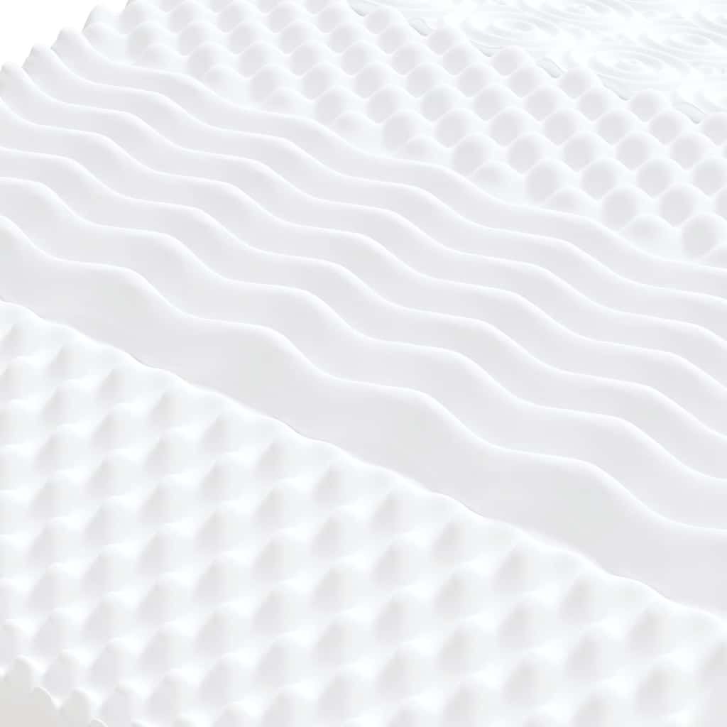 Matelas en mousse blanc 80x210 cm 7 zones dureté 20 ILD - XIOS