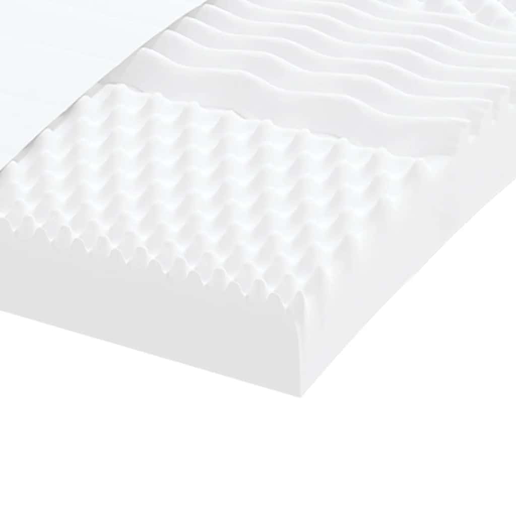 Matelas en mousse blanc 120x220 cm 7 zones dureté 20 ILD - XIOS