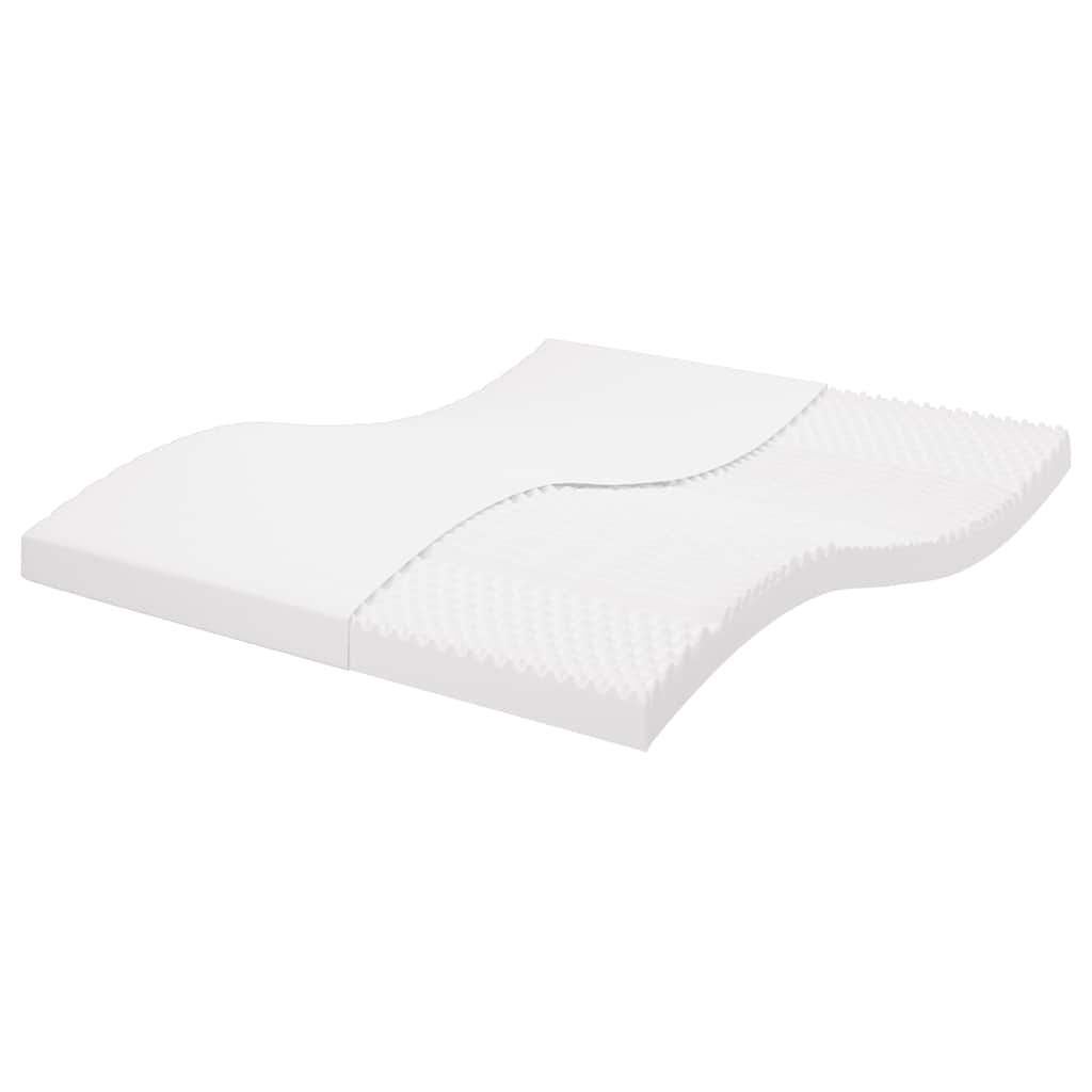 Matelas en mousse blanc 180x220 cm 7 zones dureté 20 ILD - XIOS