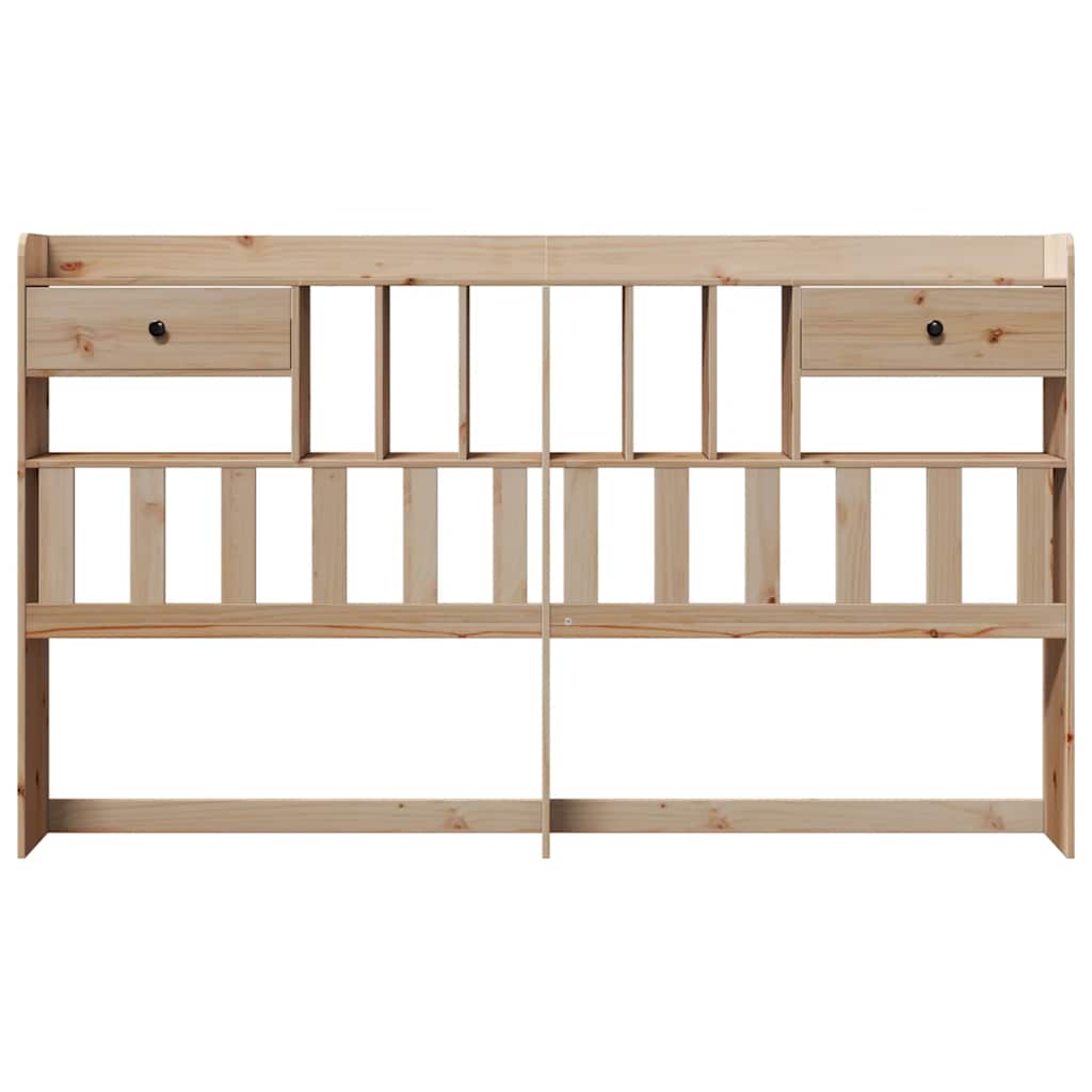 Tête de lit avec rangement 180 cm bois massif de pin - XIOS