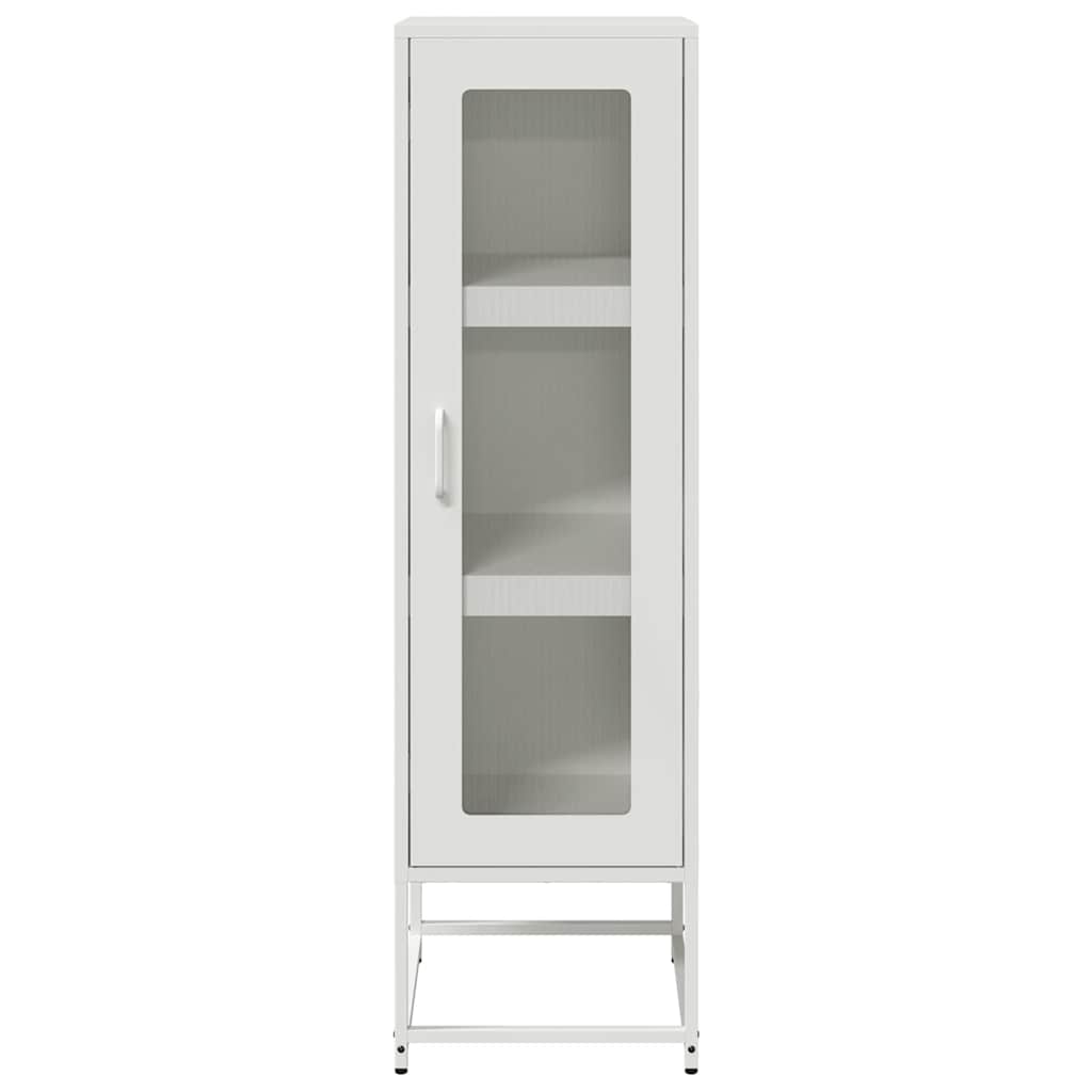 Buffet haut blanc 36x39x123 cm acier laminé à froid - XIOS