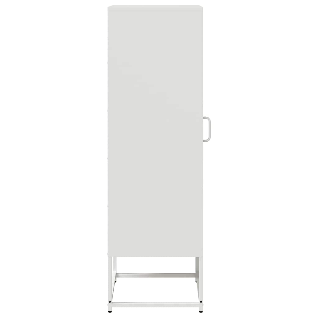 Buffet haut blanc 36x39x123 cm acier laminé à froid - XIOS
