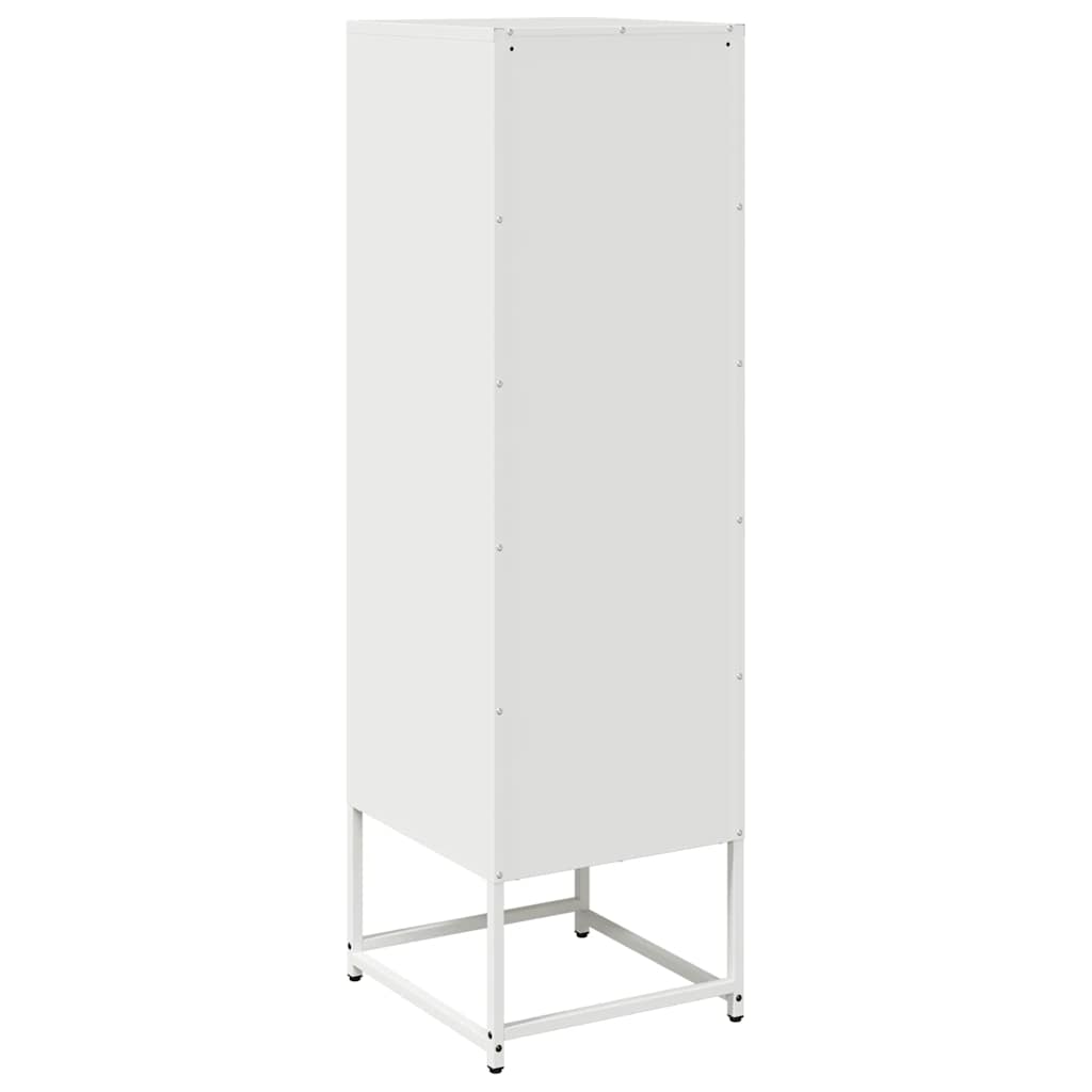 Buffet haut blanc 36x39x123 cm acier laminé à froid - XIOS