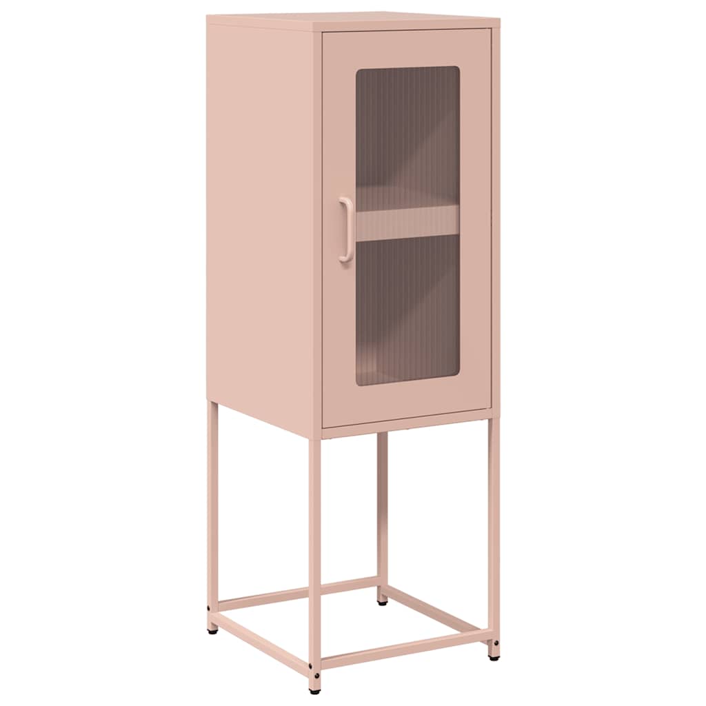 Buffet rose 36x39x107 cm acier laminé à froid - XIOS