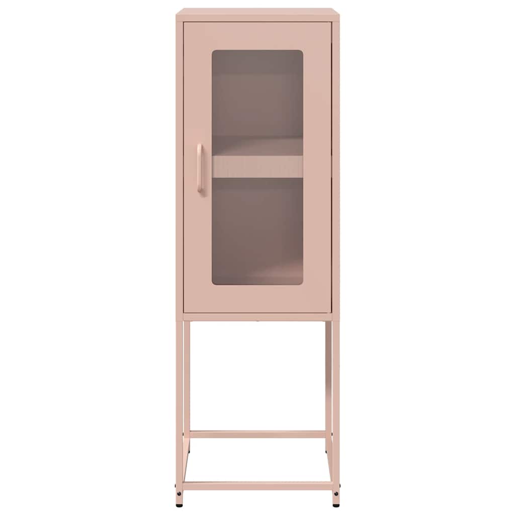 Buffet rose 36x39x107 cm acier laminé à froid - XIOS