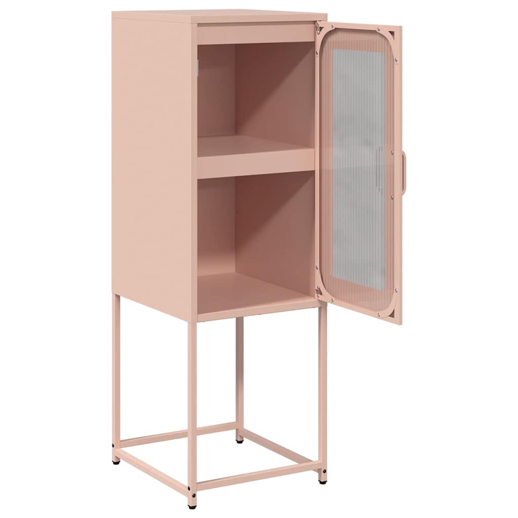 Buffet rose 36x39x107 cm acier laminé à froid - XIOS
