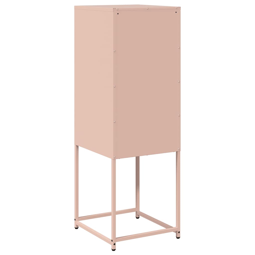 Buffet rose 36x39x107 cm acier laminé à froid - XIOS