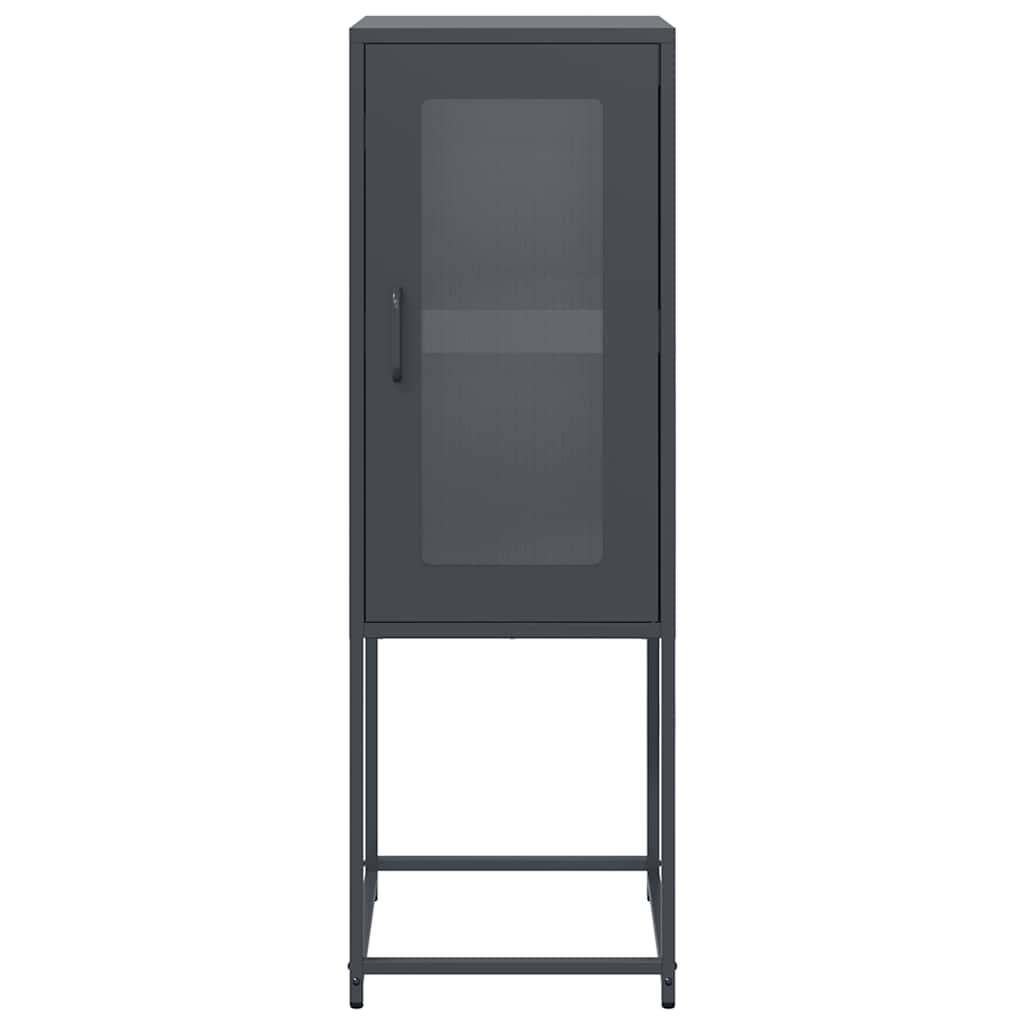 Buffet anthracite 36x39x107 cm acier laminé à froid - XIOS