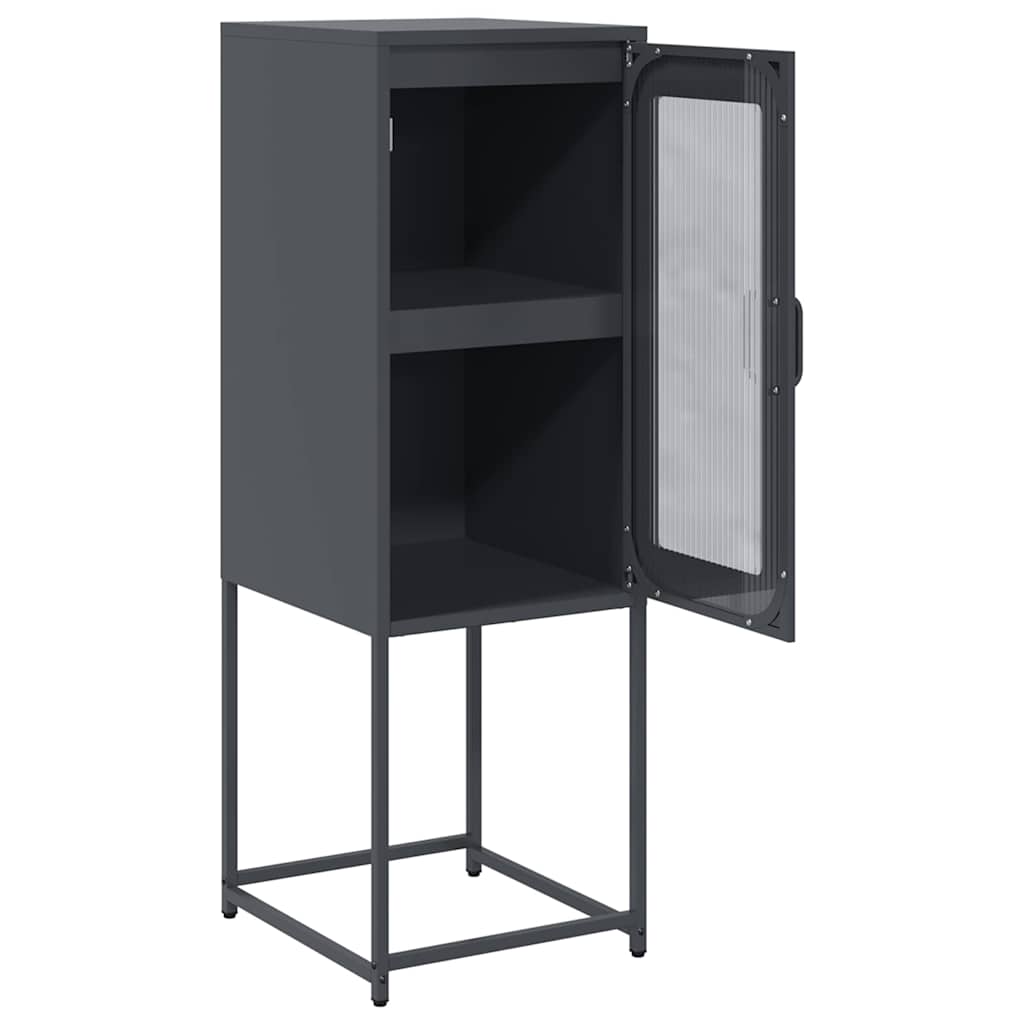 Buffet anthracite 36x39x107 cm acier laminé à froid - XIOS