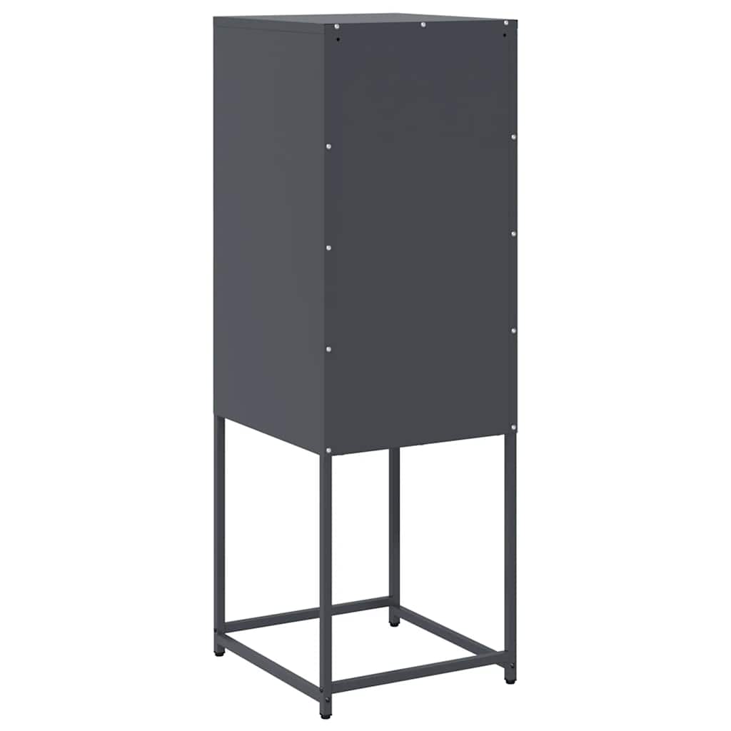 Buffet anthracite 36x39x107 cm acier laminé à froid - XIOS