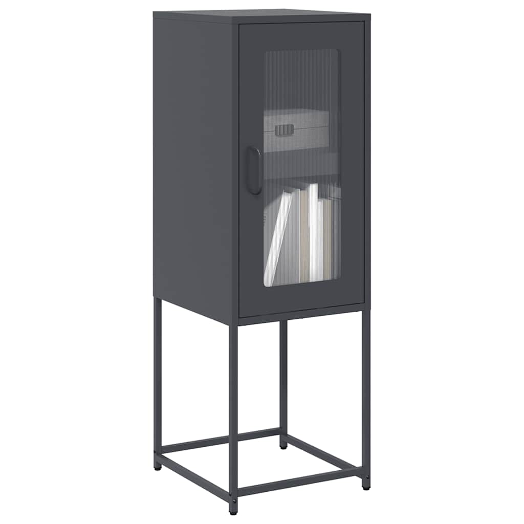 Buffet anthracite 36x39x107 cm acier laminé à froid - XIOS