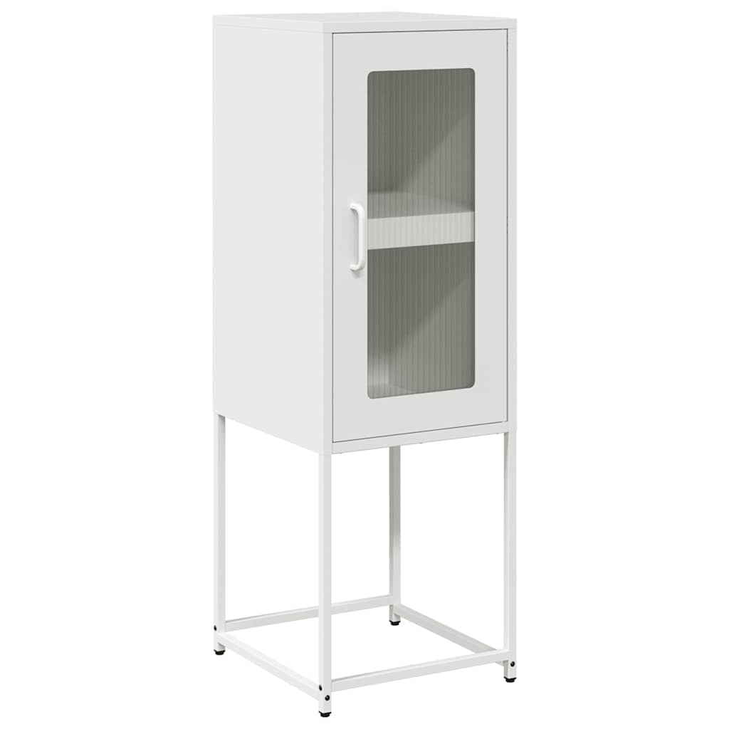 Buffet blanc 36x39x107 cm acier laminé à froid - XIOS