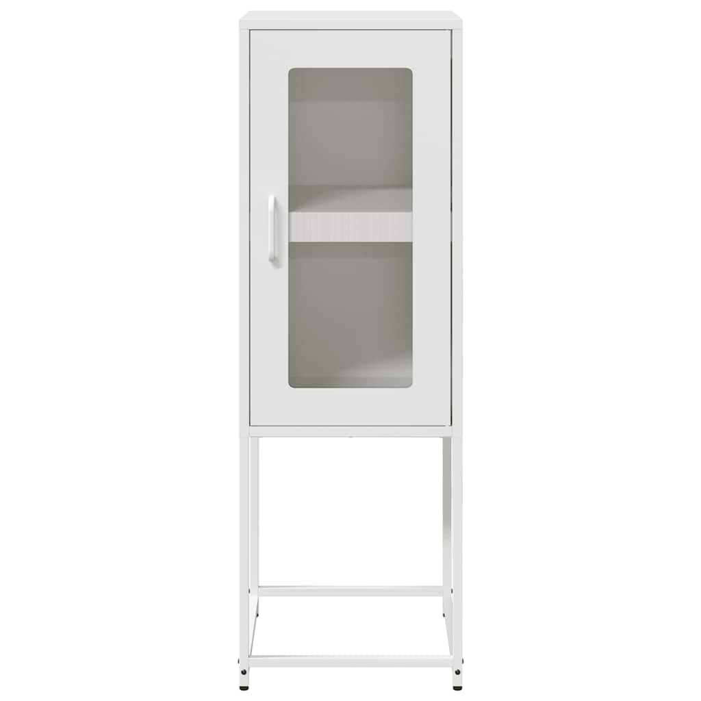 Buffet blanc 36x39x107 cm acier laminé à froid - XIOS