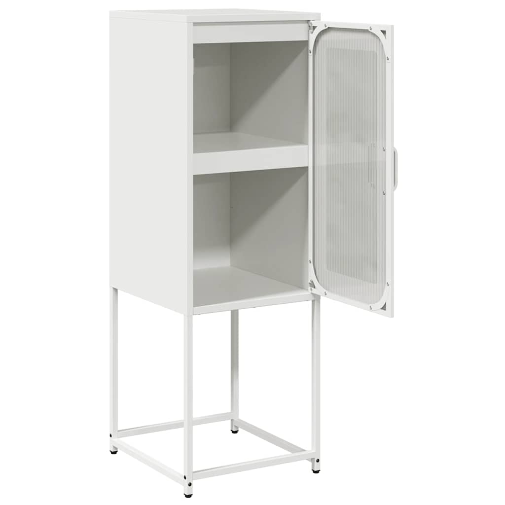 Buffet blanc 36x39x107 cm acier laminé à froid - XIOS