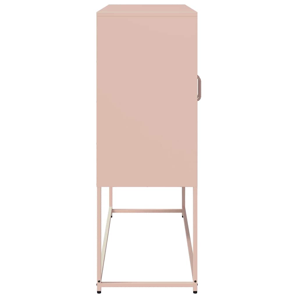 Buffet rose 100,5x39x107 cm acier laminé à froid - XIOS