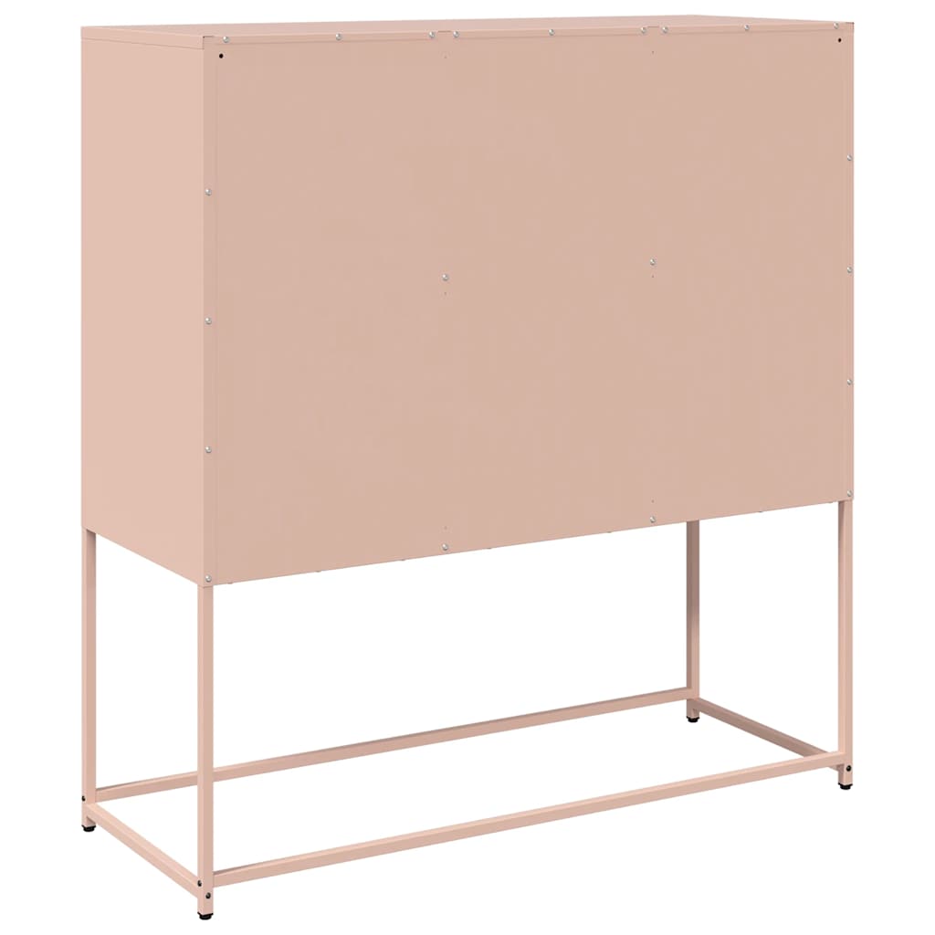 Buffet rose 100,5x39x107 cm acier laminé à froid - XIOS