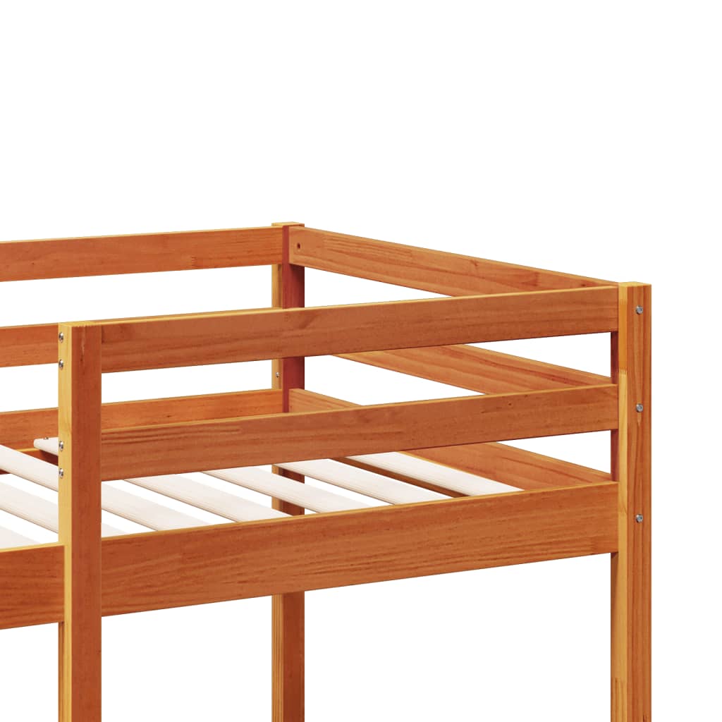 Cadre de lit superposé sans matelas 90x190cm bois de pin massif - XIOS