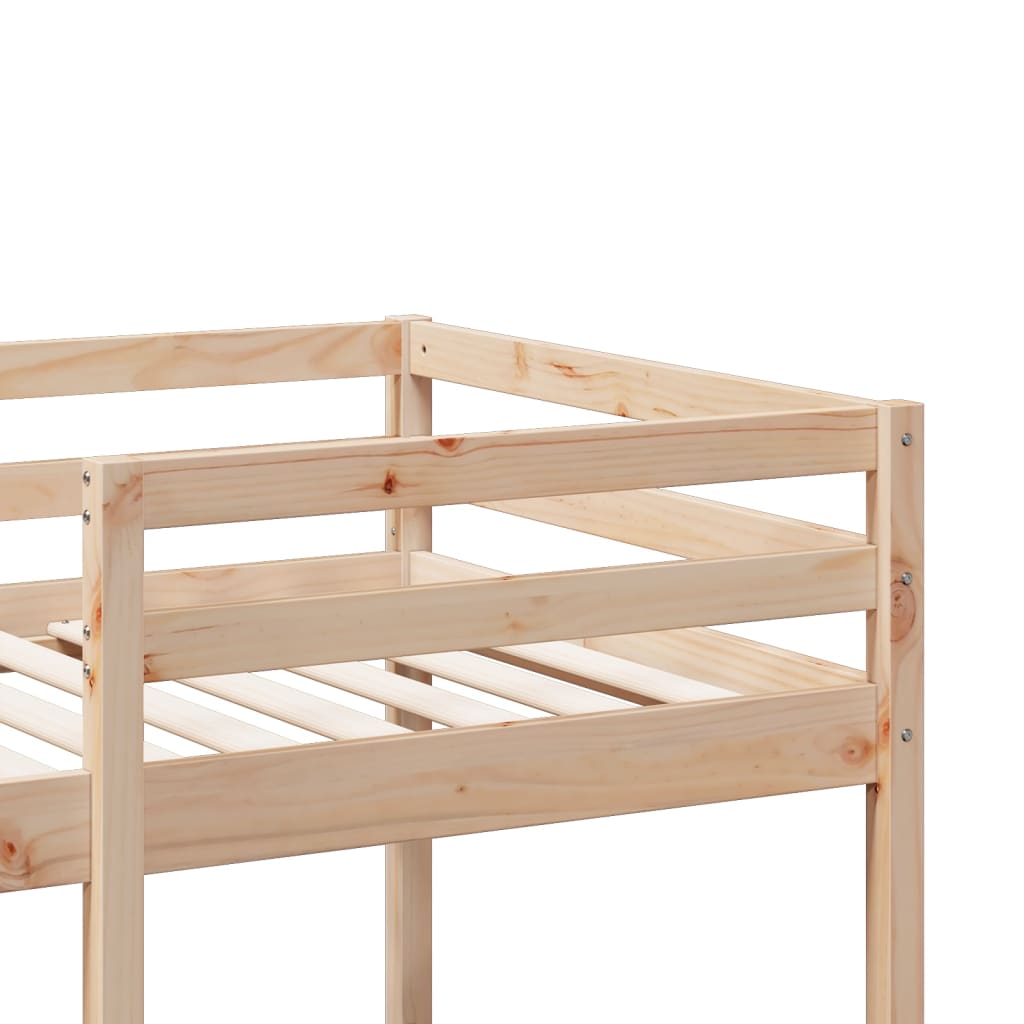 Cadre de lit superposé sans matelas 75x190cm bois de pin massif - XIOS