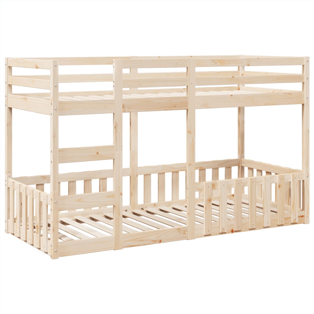 Lit superposé 80x200 cm Bois de pin massif