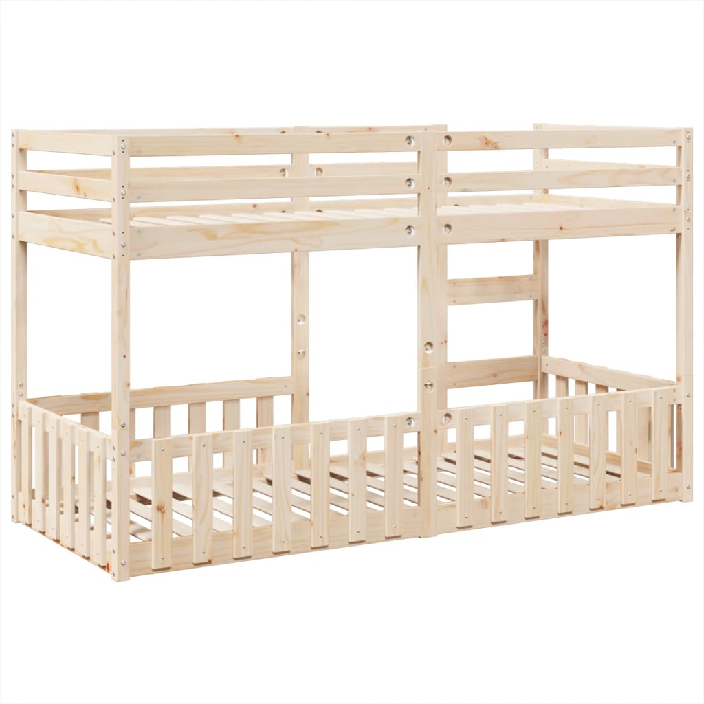 Lit superposé 80x200 cm Bois de pin massif