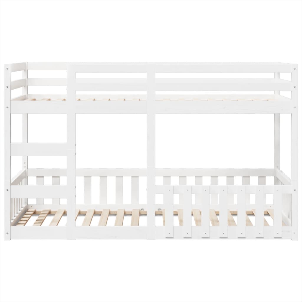 Lit superposé Blanc 80x200 cm Bois de pin massif - XIOS