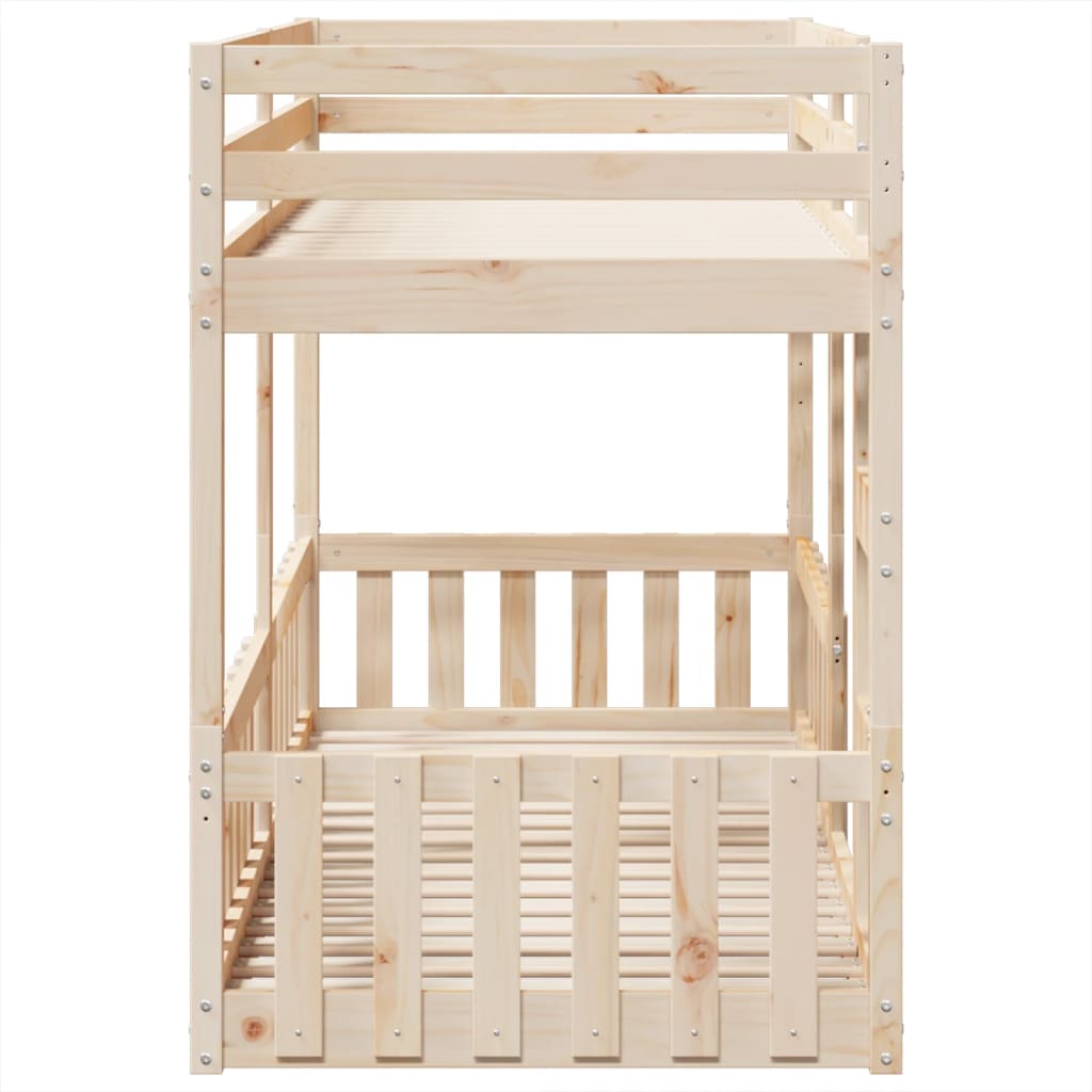 Lit superposé 90x200 cm Bois de pin massif - XIOS