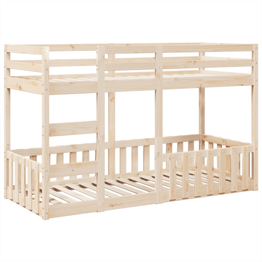 Lit superposé 90x190 cm Bois de pin massif