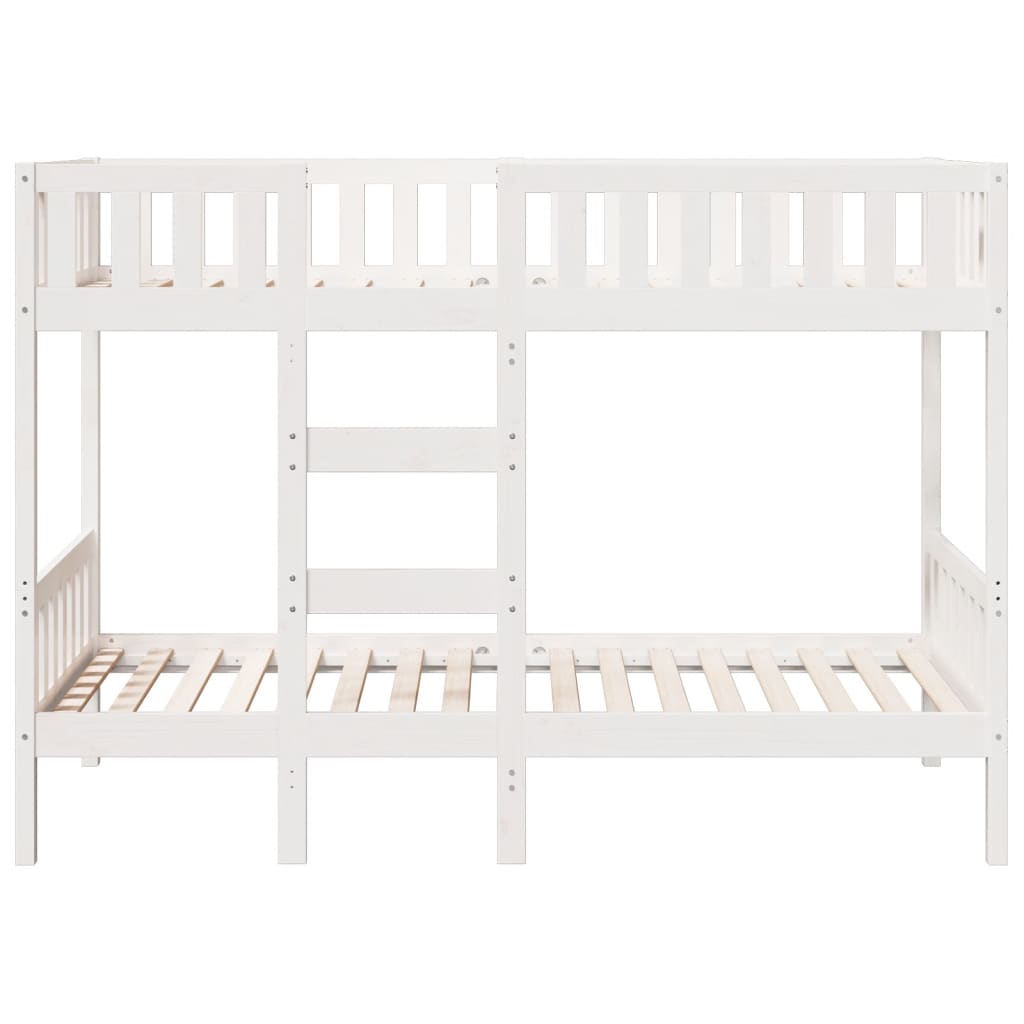 Lit superposé Blanc 90x190 cm Bois de pin massif - XIOS