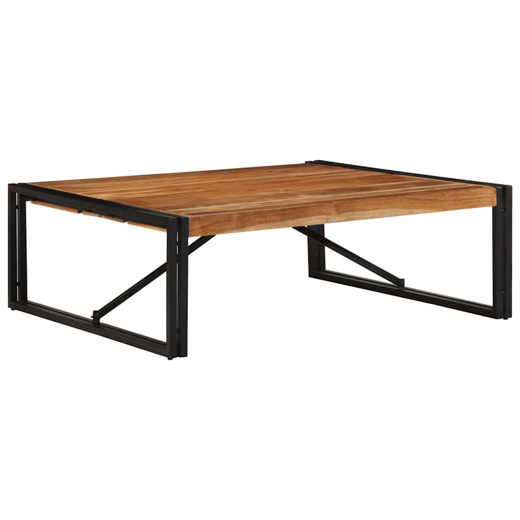 Table basse 100x100x35 cm bois massif acacia - XIOS