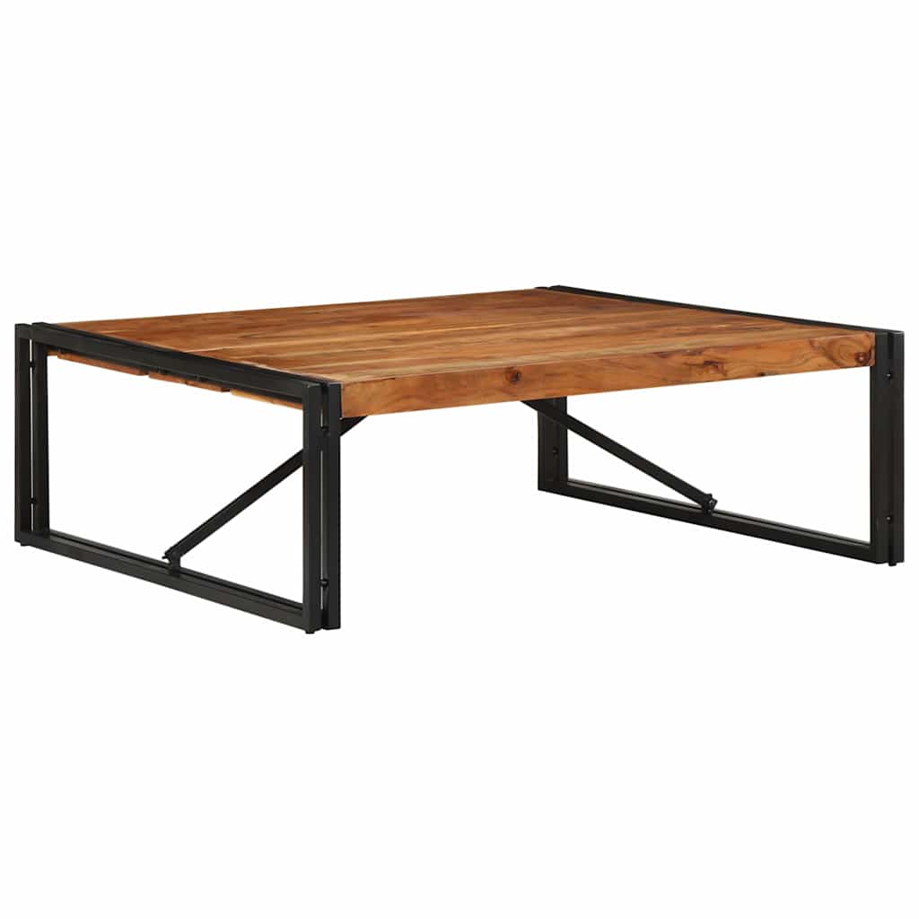 Table basse 100x100x35 cm bois massif acacia - XIOS