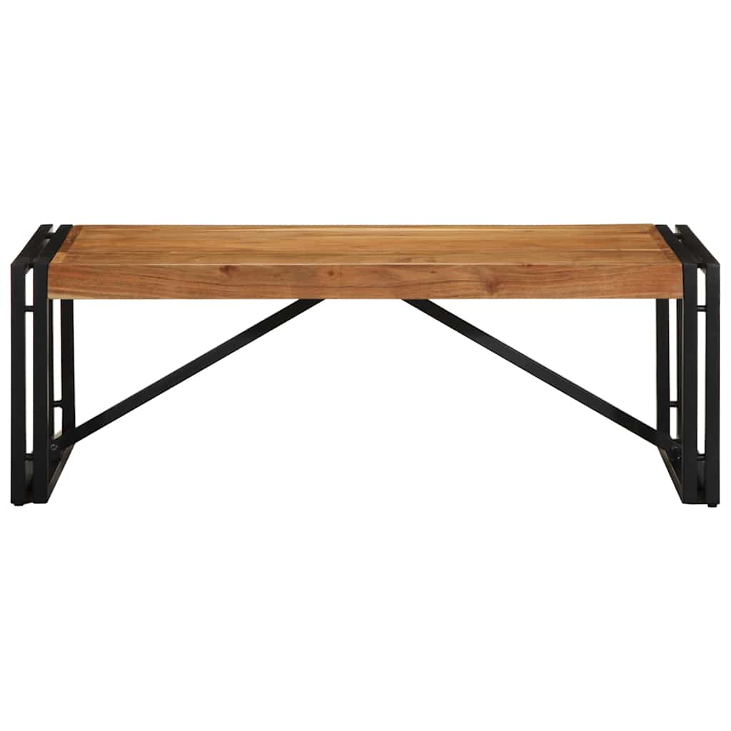 Table basse 100x50x35 cm bois massif d'acacia - XIOS