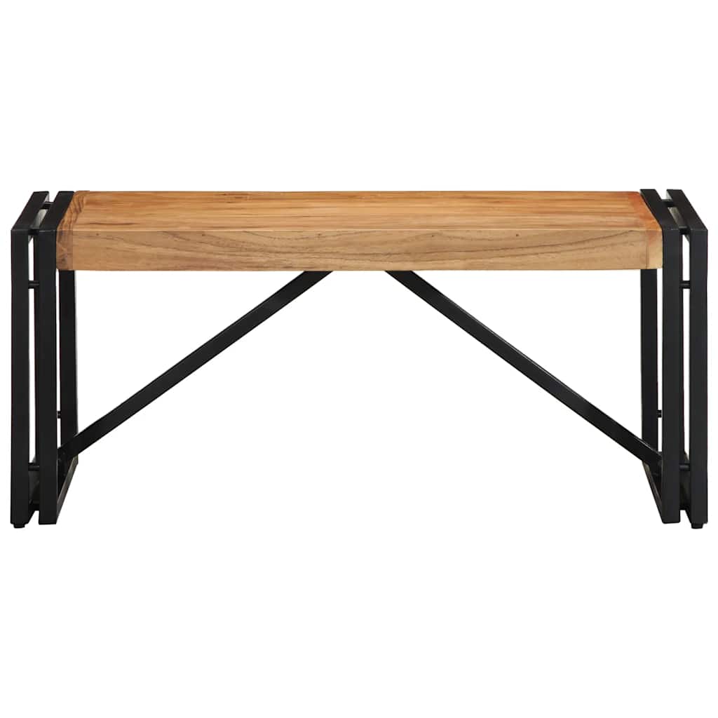 Table basse 80x40x35 cm bois massif d'acacia - XIOS