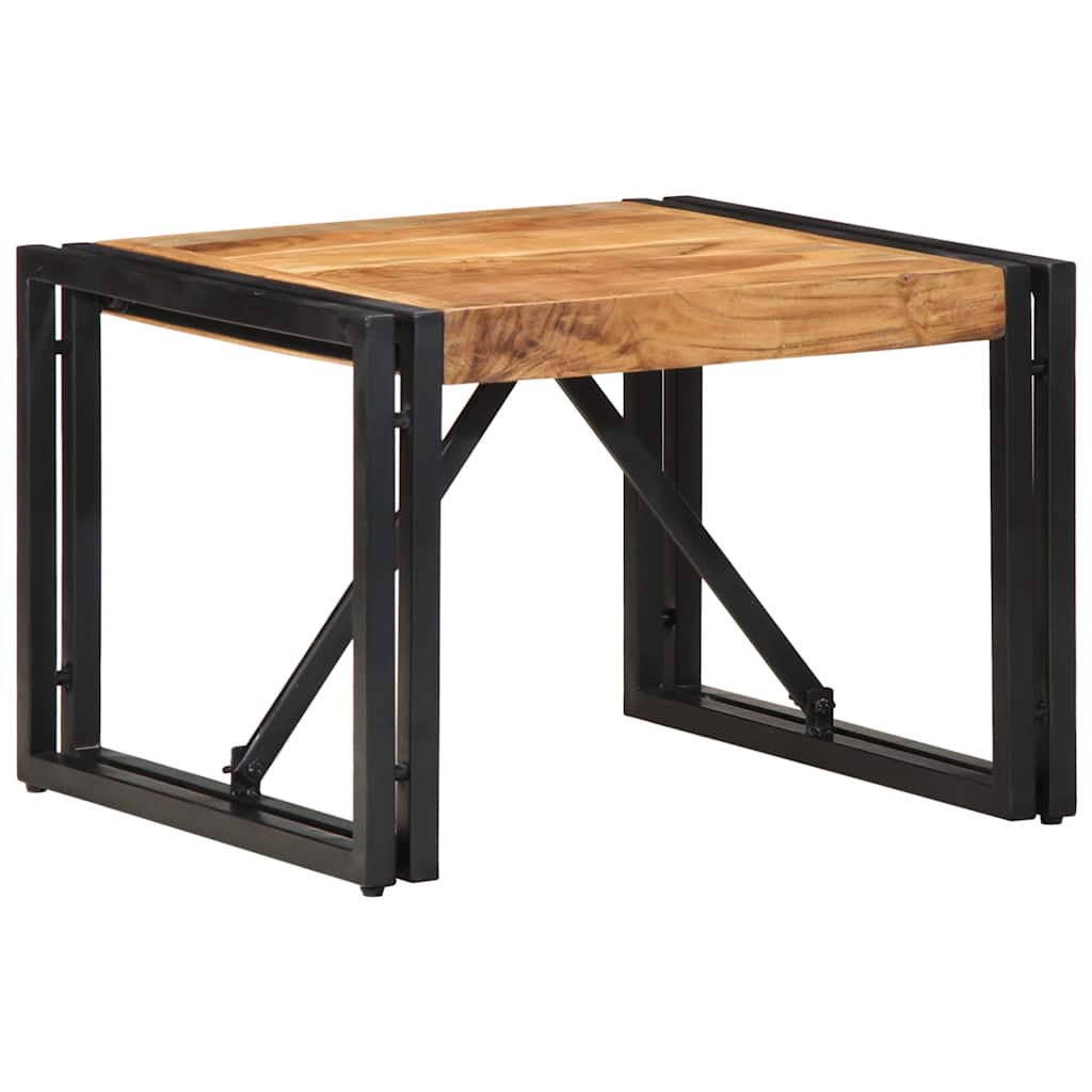 Table basse 50x50x35 cm bois massif d'acacia - XIOS