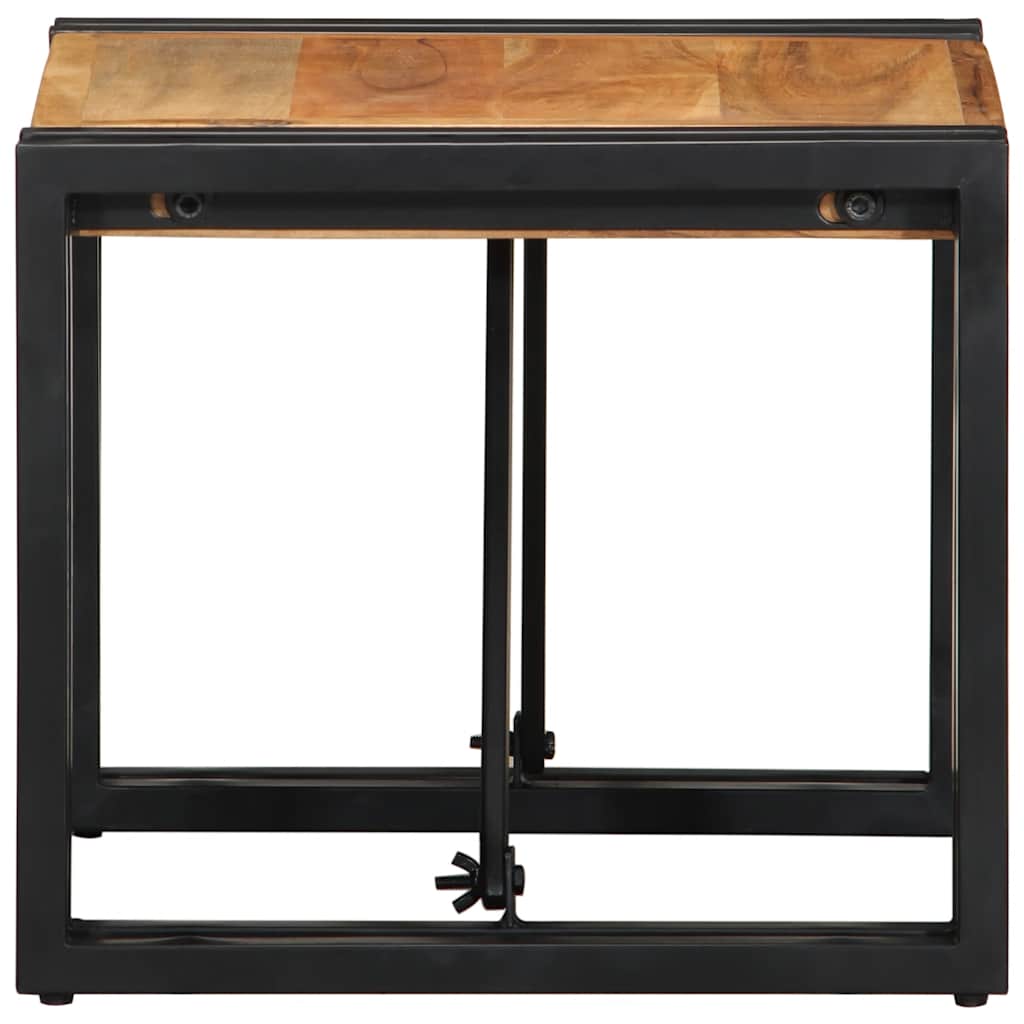 Table basse 40x40x35 cm bois massif acacia - XIOS