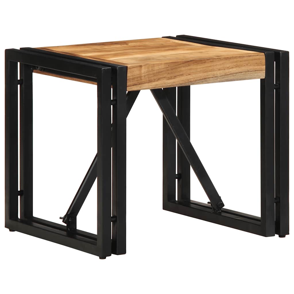 Table basse 40x40x35 cm bois massif acacia - XIOS