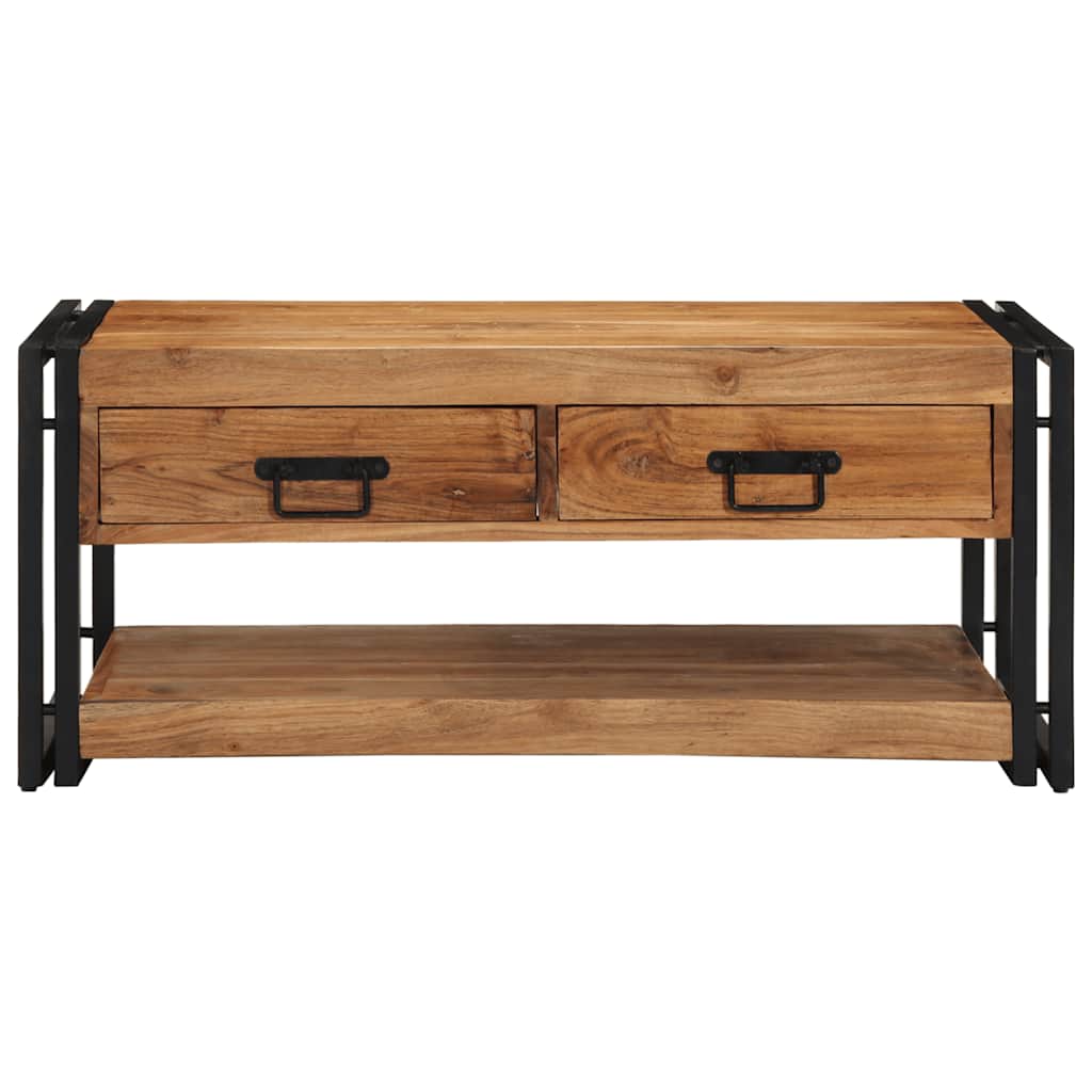 Table basse 90x50x38 cm bois massif acacia - XIOS