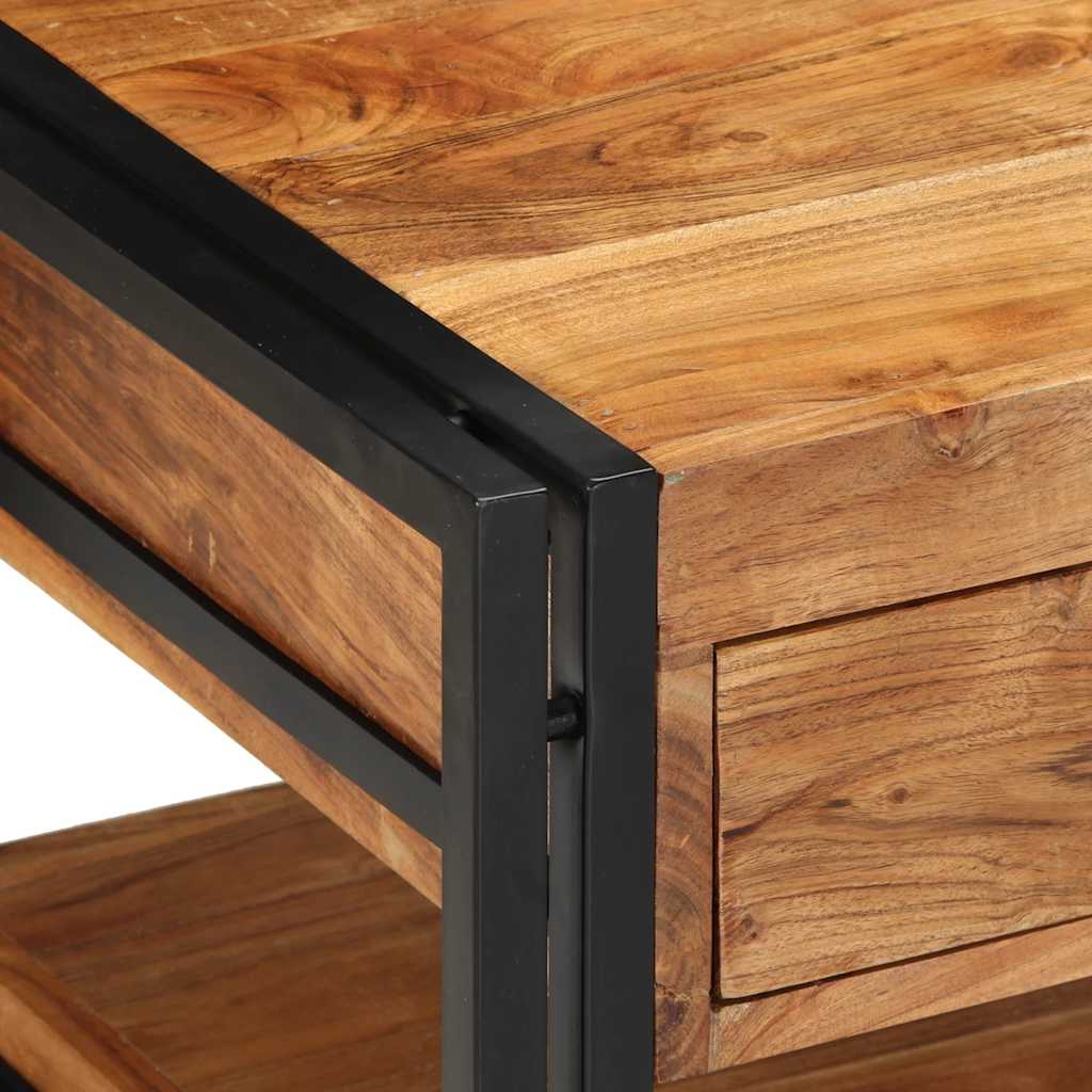 Table basse 90x50x38 cm bois massif acacia - XIOS