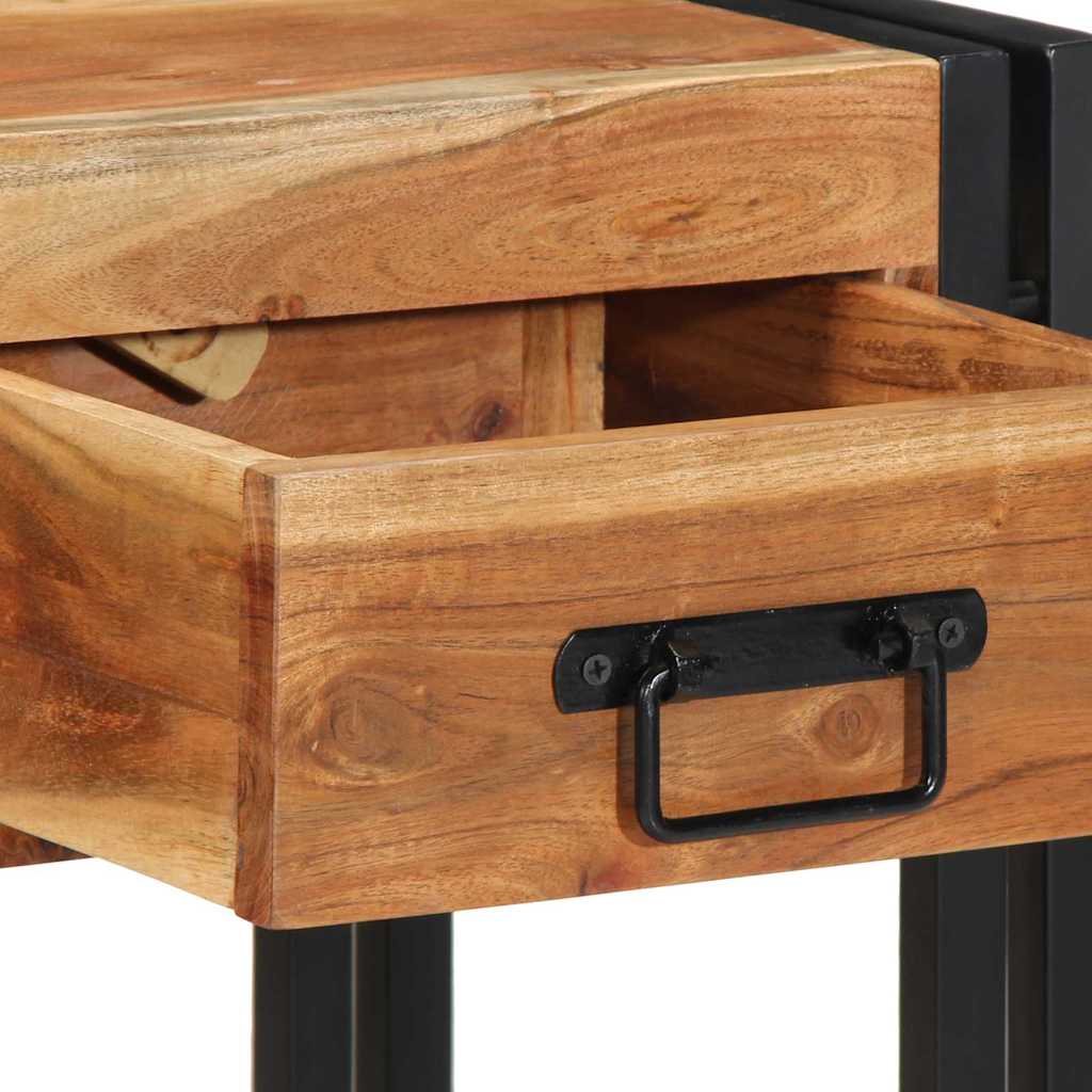 Cabinet de chevet Marron 40 x 35 x 50 cm Bois d'acacia massif - XIOS