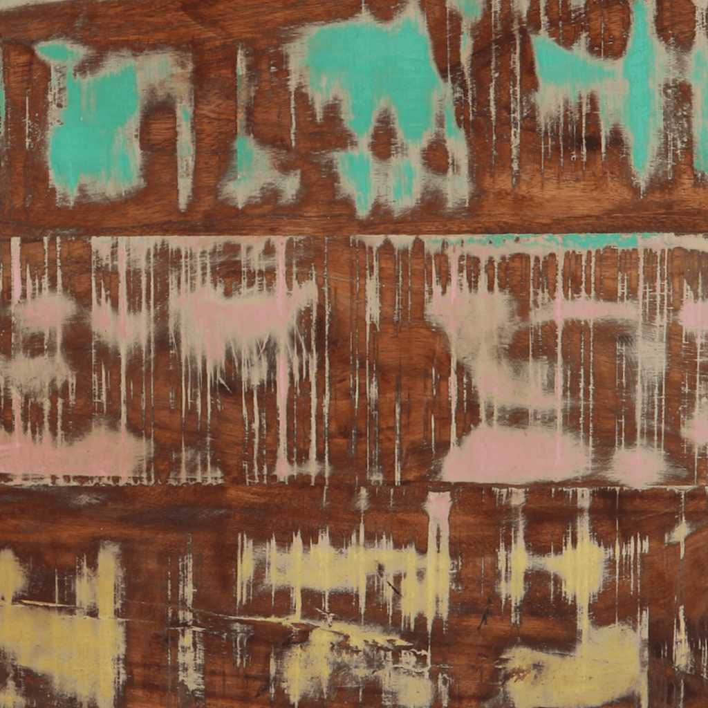 Table de chevet 40x40x59 cm en bois massif recyclé - XIOS