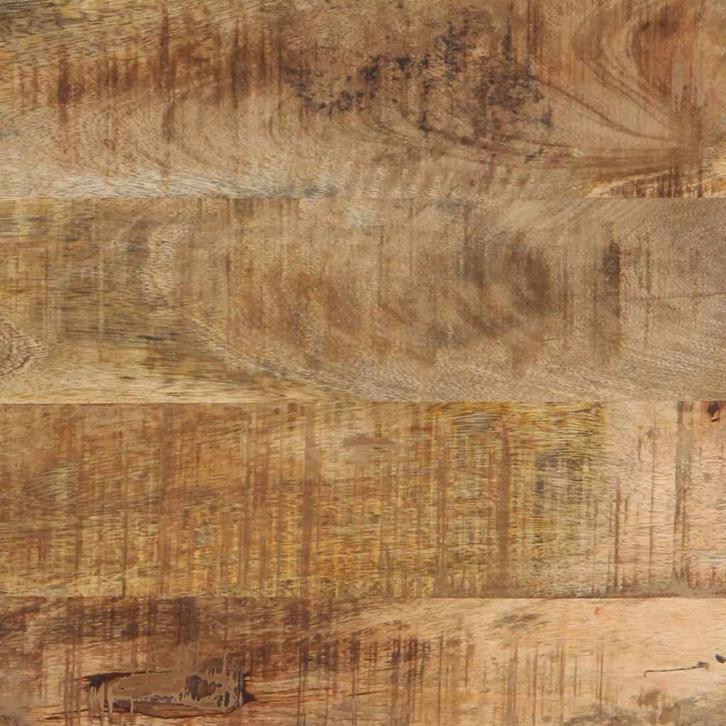 Table de chevet 40x40x50 cm en bois massif brut de manguier - XIOS