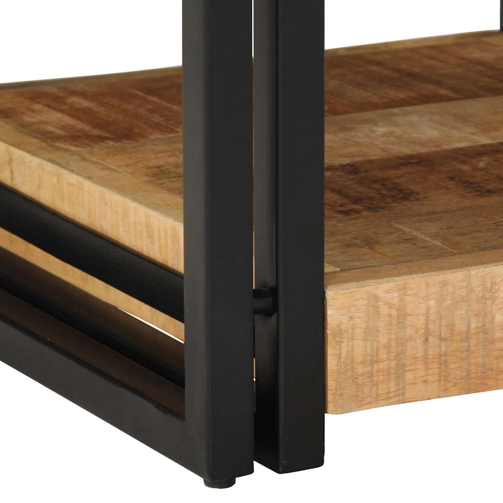 Tables de chevet (2 pcs) 40x40x50 cm Bois massif brut de manguier - XIOS