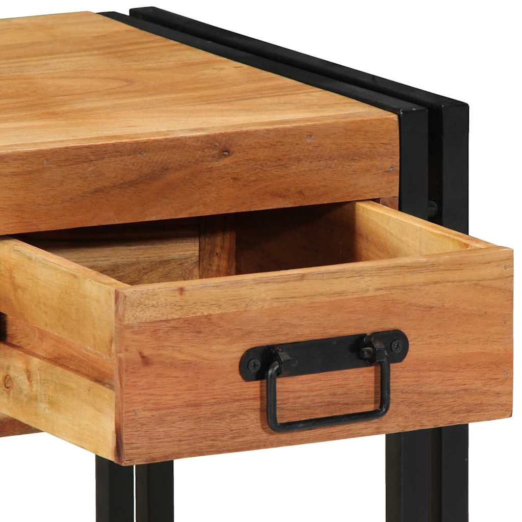 Cabinet de chevet Marron 40 x 40 x 50 cm Bois d'Acacia Massif - XIOS